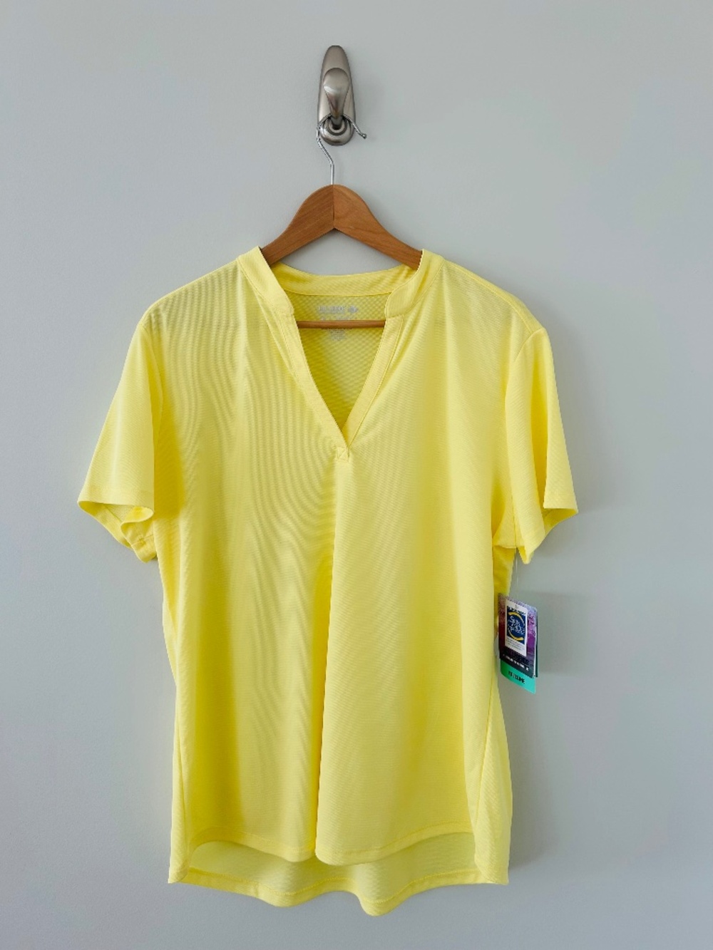 NWT Reef Legends Freeline Mandarin Short Sleeve Top in Yellow Sz XL